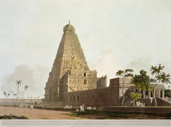 The Great Pagoda, Tanjore, Plate XXIV from 